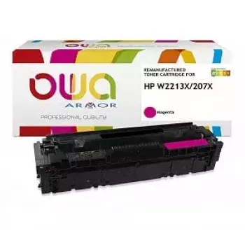 Toners OWA Armor W2213X 2450 lpp sarkans/magenta