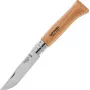 Kabatas nazis Opinel No. 08 — nerūsējošā tērauda asmens, salokāms koka rokturis