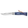 Kabatas nazis ar slīdošo bloķētāju Opinel N°08 Camper/Scout Blue, asmens garums 8,5 cm