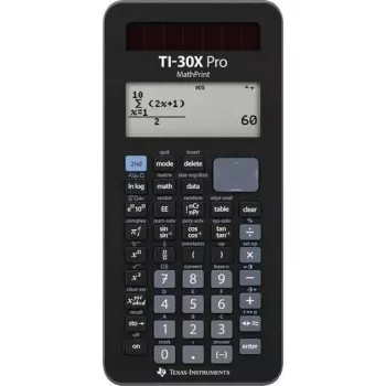 Zinātniskais kalkulators Texas Instruments TI-30 X Pro MathPrint — 2 rindu displejs, bateriju barošana