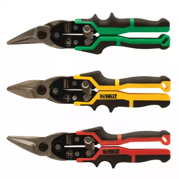 DeWALT DWHT14676-0 metāla šķēres, 3 gabalu komplekts