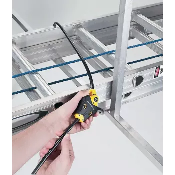 MASTER LOCK Python regulējama bloķējama troses slēdzene 1,8m x 10mm melna dzeltena