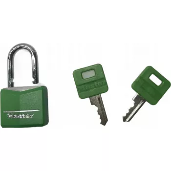Piekaramā slēdzene MASTERLOCK 30 mm plata, alumīnija korpuss ar pārsegu, dažādās krāsās