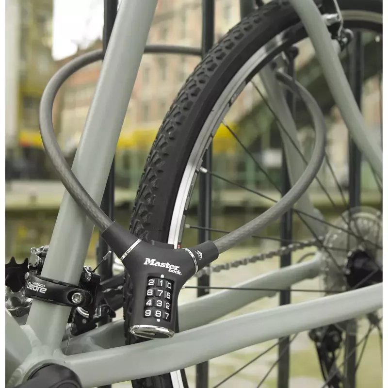 Kabeļa slēdzene MASTER LOCK 8229EURDPRO Melna 0.9 m