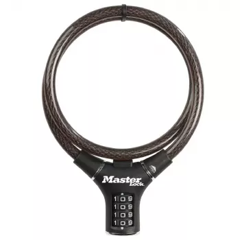 Kabeļa slēdzene MASTER LOCK 8229EURDPRO Melna 0.9 m