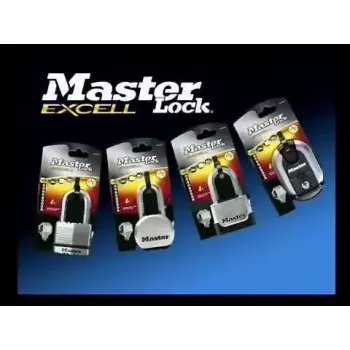 Piekaramā slēdzene MASTER LOCK M178EURD 57 mm plata, Excell cinka korpuss, pašiestatāma kombinācija, melna