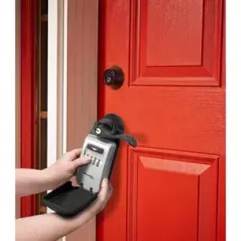 Pārnēsājams seifs MASTER LOCK 5420EURD ar kombinācijas slēdzeni, Pelēks