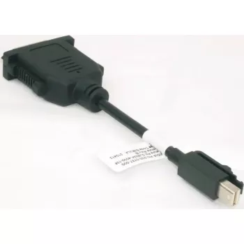 Kabeļa adapteris PNY mDP uz DVI-D Single Link QSP-MINIDP/DVIV3 — Mini DisplayPort (mDP) vīrišķais uz DVI-D sievišķo