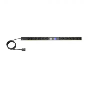 Eaton EVMAFC20A jaudas sadales bloks PDU 24 AC kontaktligzdas 22.5U Melns