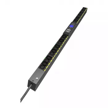 Eaton EVMAFC20A jaudas sadales bloks PDU 24 AC kontaktligzdas 22.5U Melns