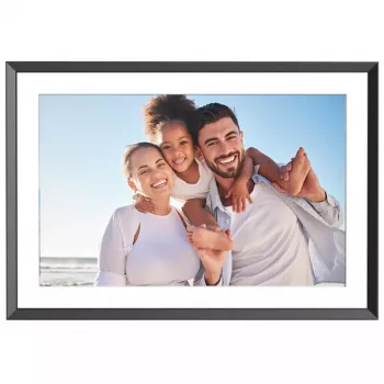 Digitālais foto rāmis AgfaPhoto APF1000WIFI 10 collu (25,4 cm) IPS 1280x800 skārienekrāns Wi‑Fi 32GB MicroSD USB‑C Melns
