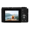 Kompaktkamera AgfaPhoto Realishot C110 — 24 MP, 1/3.06 collu CMOS, 3x optiskais tālummaiņas objektīvs, 4K, Wi‑Fi, 2.8 collu skārienekrāns, melna