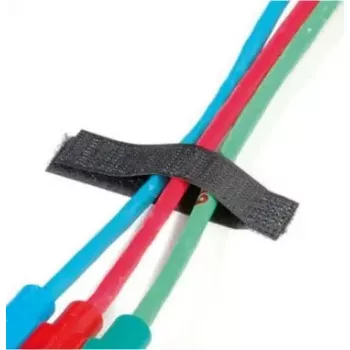 Velcro ONE-WRAP plakanā kabeļu saite 16 x 70 mm melna, viena