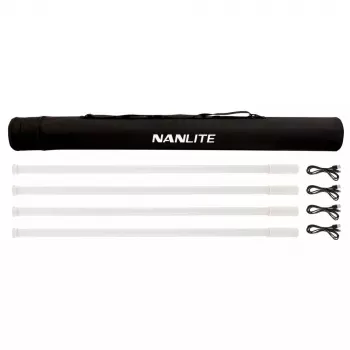 Nepārtraukta apgaismojuma komplekts Nanlite PTT87X4KIT 8W LED mainīgas krāsas
