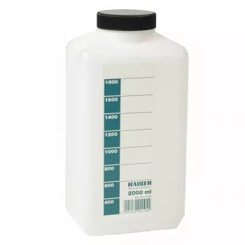 Kaiser Fototechnik 4194 ķīmijas uzglabāšanas pudele — 2000 ml balta polietilēna