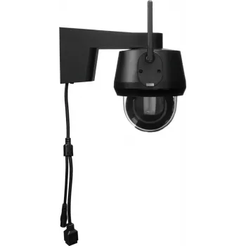 ABUS PPIC52520B IP kupola kamera āra lietošanai, bezvadu un vadu, 4K 3840x2160 8MP, 4 mm, 1/2.8 collu CMOS, sienas montāža, melna