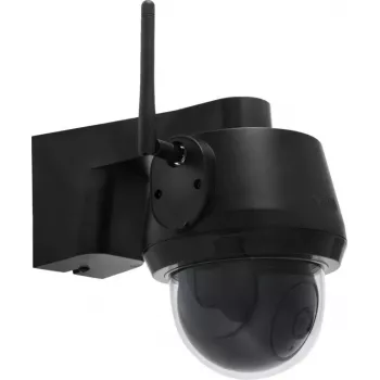 ABUS PPIC52520B IP kupola kamera āra lietošanai, bezvadu un vadu, 4K 3840x2160 8MP, 4 mm, 1/2.8 collu CMOS, sienas montāža, melna
