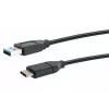 USB kabelis Schwaiger CK 3141 USB 3.2 Gen 1 1m USB A USB C Melns