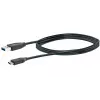 USB kabelis Schwaiger CK 3141 USB 3.2 Gen 1 1m USB A USB C Melns