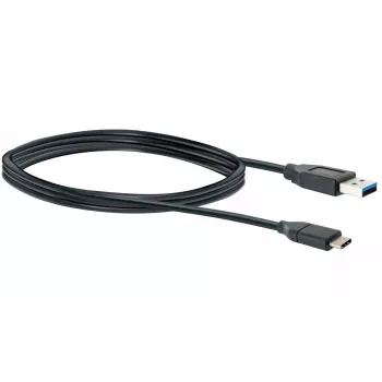 USB kabelis Schwaiger CK 3141 USB 3.2 Gen 1 1m USB A USB C Melns