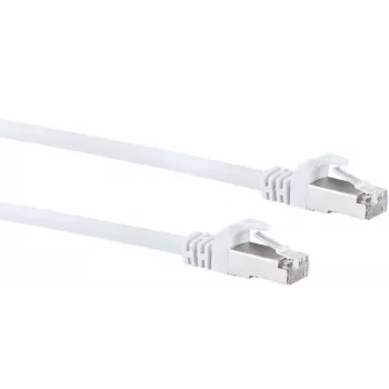Tīkla kabelis SCHWAIGER CKB6300 052 — Cat6 SF/UTP (S-FTP), RJ-45 uz RJ-45, 30 m, Balts