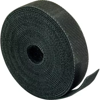 Schwaiger KMKK3010 līmlenta ar āķiem un cilpām, melna, 12mm x 3000mm