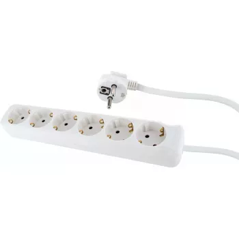 Pagarinātājs Schwaiger STSL0614 1,4m 6 AC kontaktligzdas Iekštelpām Balts