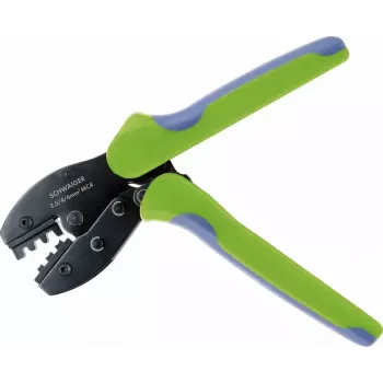 Kabeļa presēšanas knaibles Schwaiger SOZG0100 Melns Zils Zaļš 444g