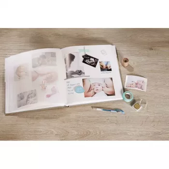 Fotoalbums Walther Design UK-148-L Zils 50 Lapas
