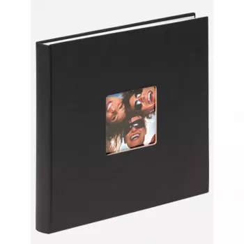 Fotoalbums Walther Design Fun Melns 40 lapas M