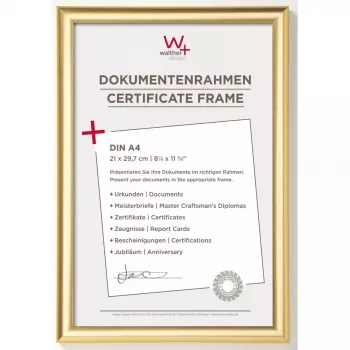 Viena foto rāmja Walther Design KP130G Zelta