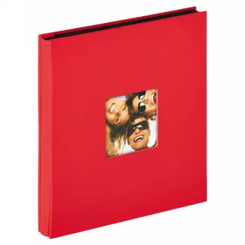 Fotoalbums Walther Design Fun Red 400 lapas XL
