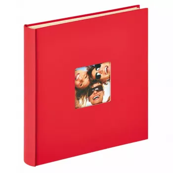 Fotoalbums Walther Design Fun Red 50 lapas XL
