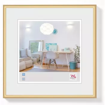 Vienvietīgs foto rāmis Walther Design KV220G Zelts 13x13 cm