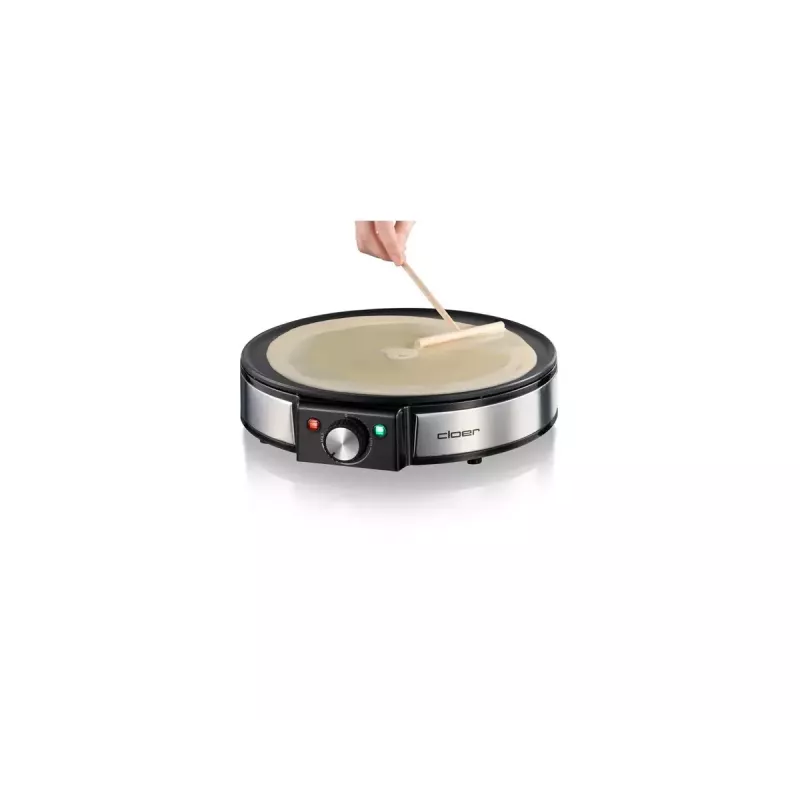 Cloer 6630 Pankūku panna 2 pankūkām Melns Nerūsējošais tērauds 30 cm