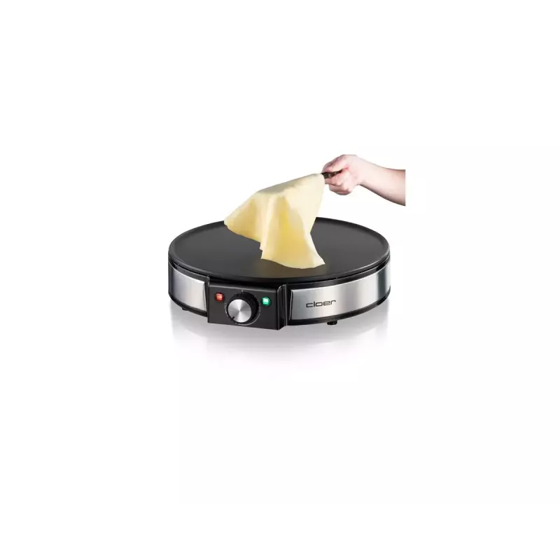 Cloer 6630 Pankūku panna 2 pankūkām Melns Nerūsējošais tērauds 30 cm
