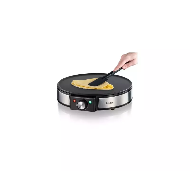 Cloer 6630 Pankūku panna 2 pankūkām Melns Nerūsējošais tērauds 30 cm