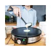 Cloer 6630 Pankūku panna 2 pankūkām Melns Nerūsējošais tērauds 30 cm