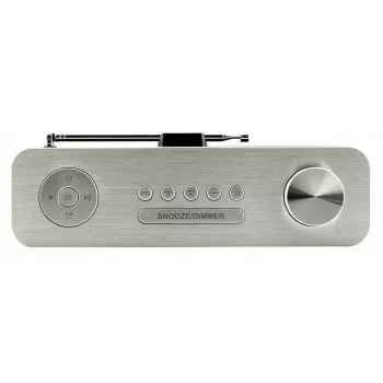 Personīgais radio Soundmaster DAB700WE — Analogais un digitālais (DAB+, FM), 12 W RMS, LCD 2.9 collas, MicroSD, Sudrabs/Balts