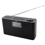 Personālais radio Soundmaster DAB700SW — Analogais un digitālais uztvērējs, DAB+ / FM, 12 W, 2,9 collu LCD, MicroSD, Melns