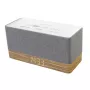 Radio pulkstenis Soundmaster UR630WE — FM/PLL/UKW, 6 W RMS, pelēks/balts