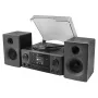 Mājas audio sistēma Soundmaster MCD1950SW — 20 W RMS, DAB+/FM, CD/MP3 atskaņošana, 3.5 mm aux, tīkla barošana (Melna)