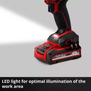 Bezvadu triecienuzgriežņu atslēga EINHELL TP-CI 18/250-C Li BL, 18 V, bezsuku motors – tikai instruments