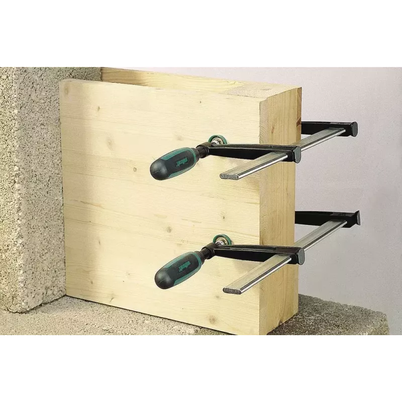 Skavas skrūvspīle Wolfcraft GmbH SZ 120-300 30 cm Melna Pelēka