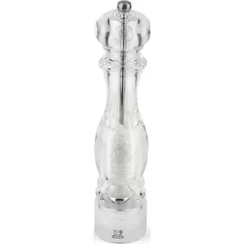 Sāls dzirnaviņas PEUGEOT NANCY caurspīdīga akrila 30 cm, manuāla sāls dzirnaviņa