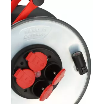 Pagarinātājs Brennenstuhl SC 3210 4 AC kontaktligzdas 3000 W Melns Sarkans Sudrabs