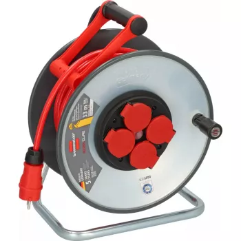 Pagarinātājs Brennenstuhl SC 3210 4 AC kontaktligzdas 3000 W Melns Sarkans Sudrabs