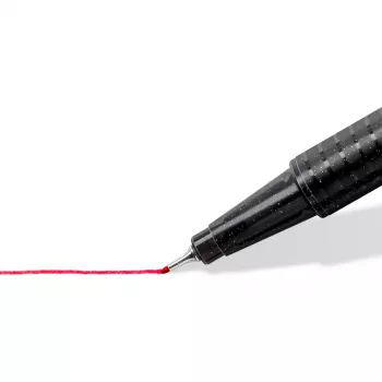 Finelineris Staedtler 334-S BK4 Ultra Fine Melns Zils Zaļš Sarkans 4 gab.