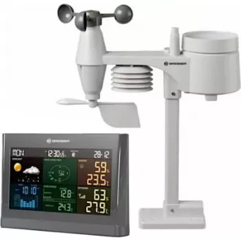 Laika stacija Bresser 7002550QT5000 5-in-1 Comfort ar mitruma un temperatūras sensoriem