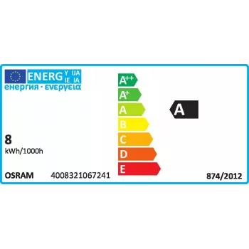 Osram Lumilux T5 īsā dienasgaismas spuldze 8 W G5 Vēsi balta 430 lm